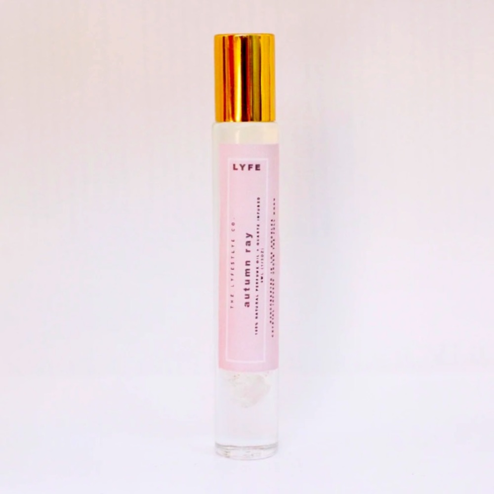 The Lyfestyle Co Autumn Ray natural perfume oil quartz feminine handcrafted NWT